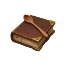 Rezeptbuch mit Saucenflecken
